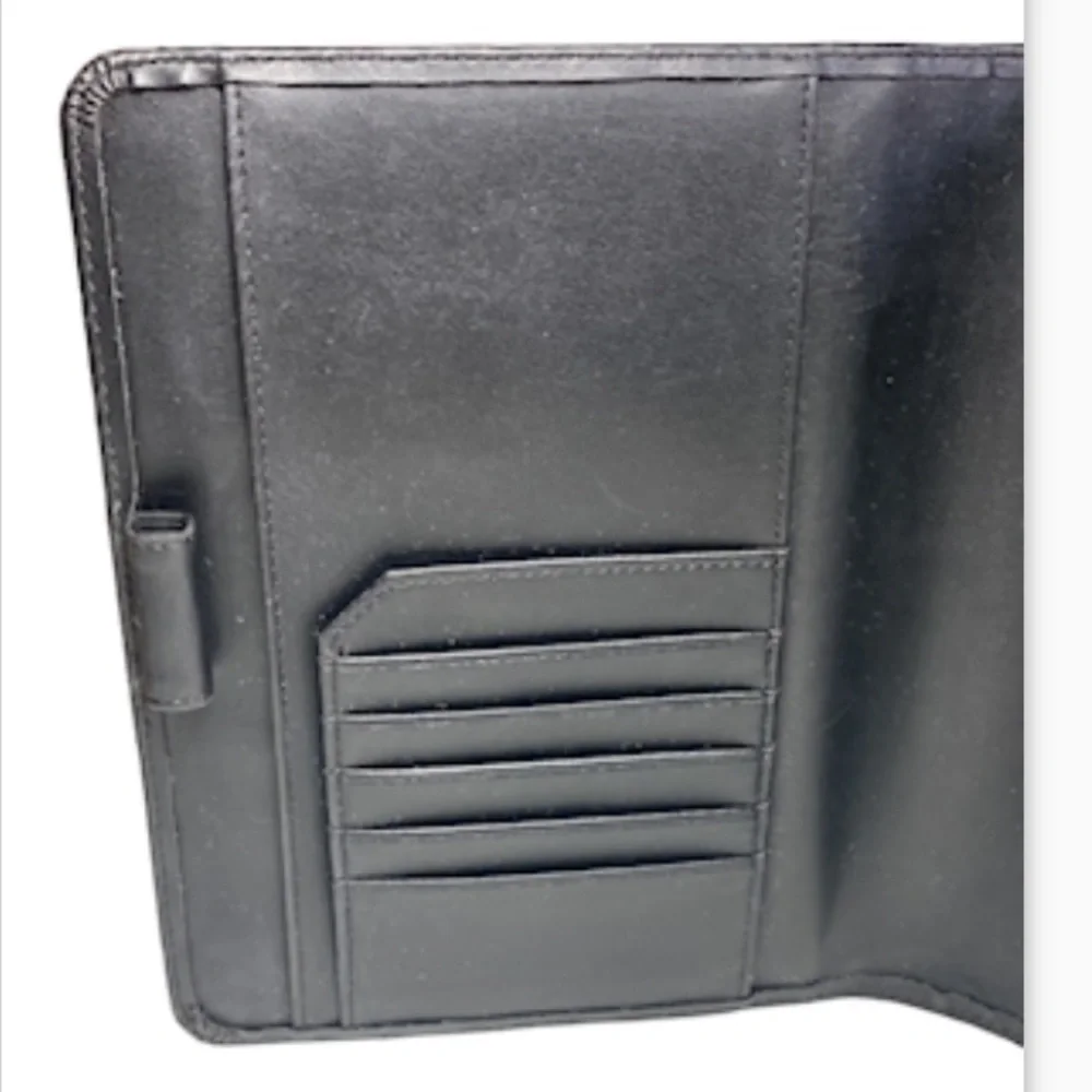 Franklin Covey 23994 Basic Slim Cover Black Open Cover Wirebound Planner